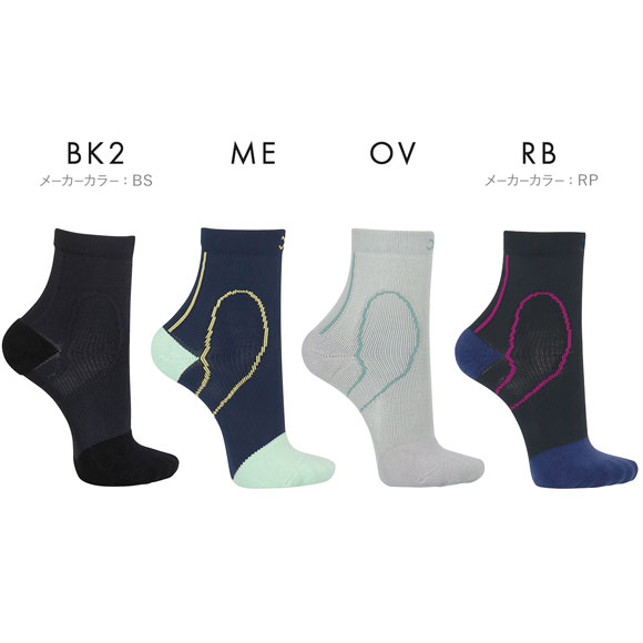 ワコール Wacoal シーダブリューエックス CW-X PARTS 男女兼用サポートソックス ショートタイプ 靴下