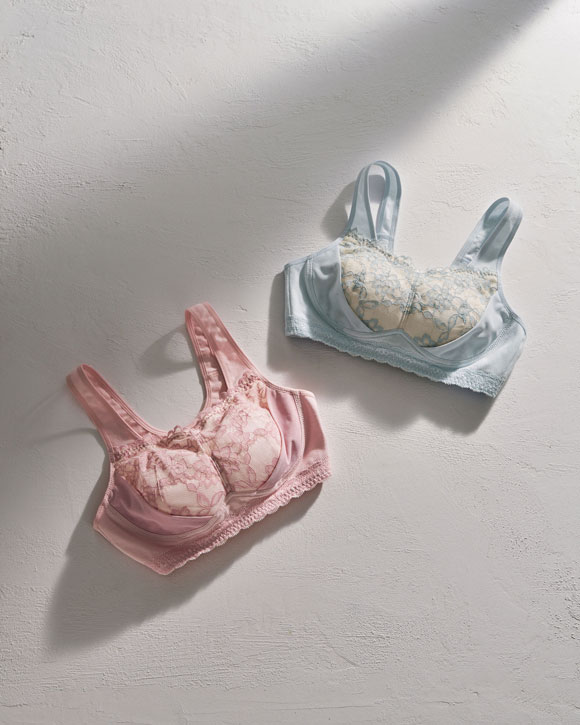 ワコール Wacoal ナイトアップブラ Night Up Bra ナイトブラ BRA166 レーシィタイプ ブラジャー 3L ノンワイヤー ハーフトップ