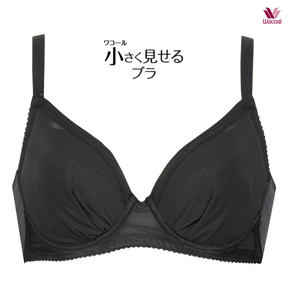 ワコール Wacoal 小さく見せるブラ シンプル BRB452 3/4カップ ブラジャー DEF アンダー大きいサイズ クイーンサイズ 単品