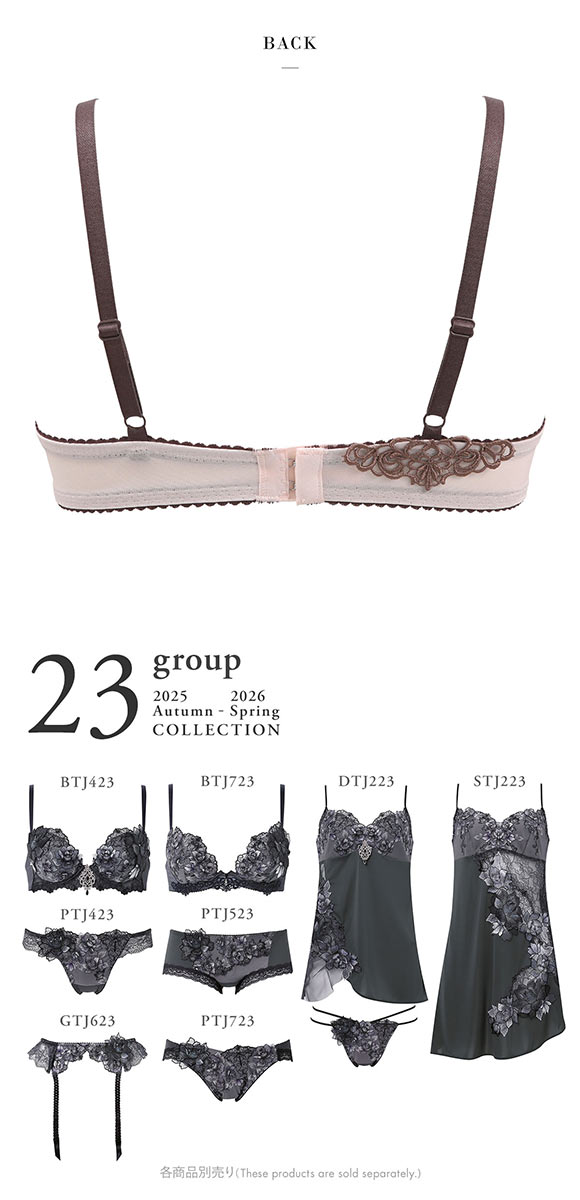 ワコール サルート 23グループ 23G P-UP ブラジャー BC プッシュアップ 谷間 Wacoal Salute BTJ423 25AWフェア