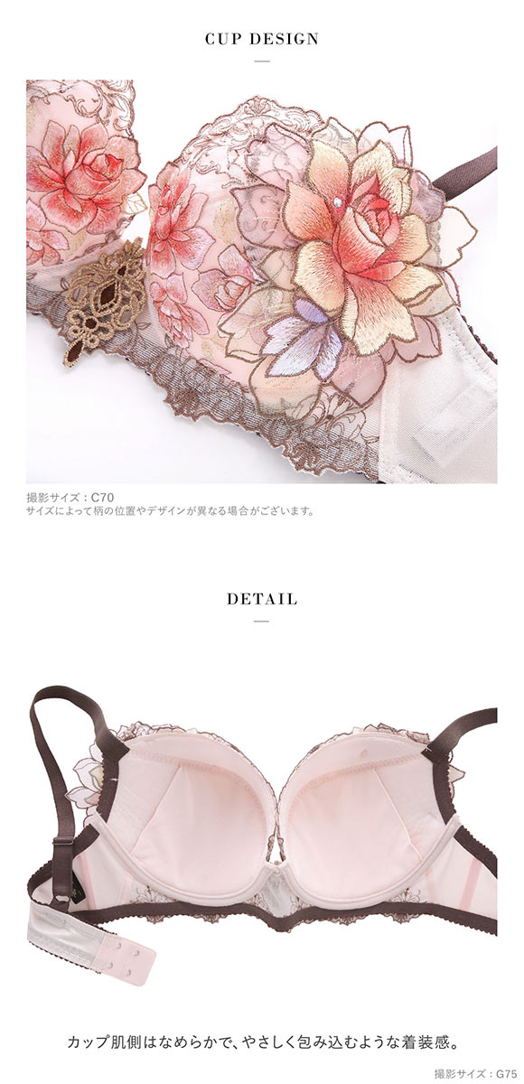 ワコール サルート 23グループ 23G P-UP ブラジャー GHI プッシュアップ 谷間 大きいサイズ Wacoal Salute BTJ423 25AWフェア