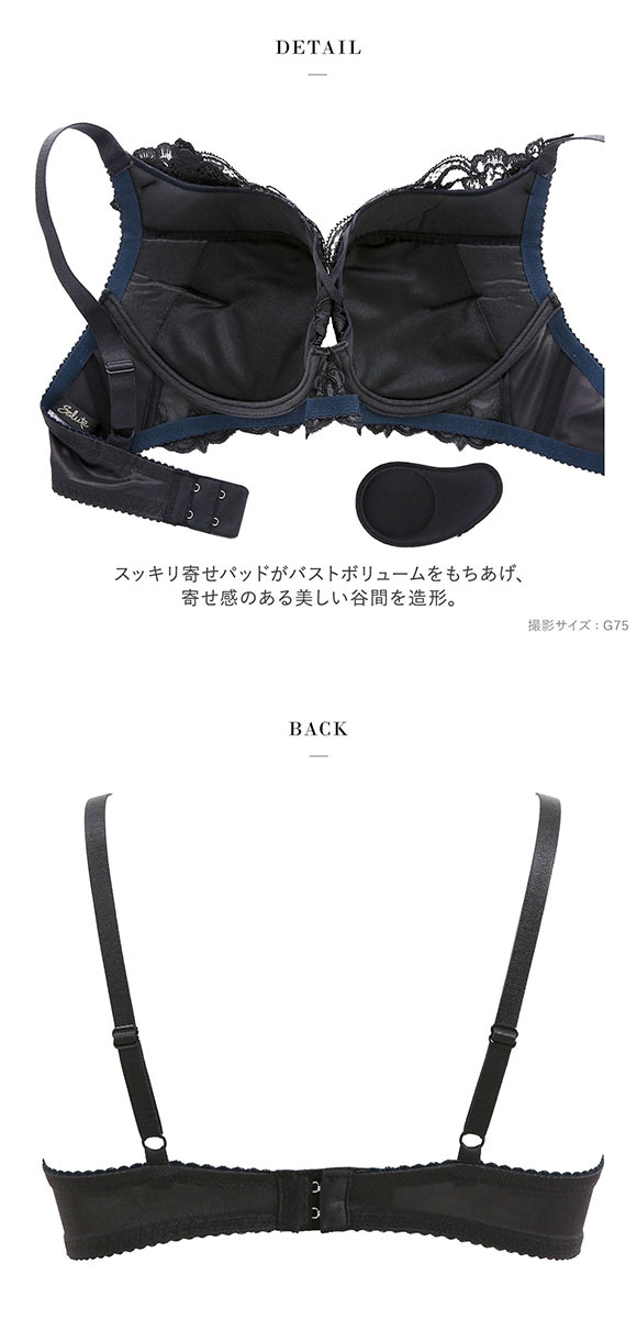 ワコール サルート 27グループ 27G VIVA LINE ブラジャー G ビバライン 谷間 Wacoal Salute BTJ427 25AWブルーム 大きいサイズ