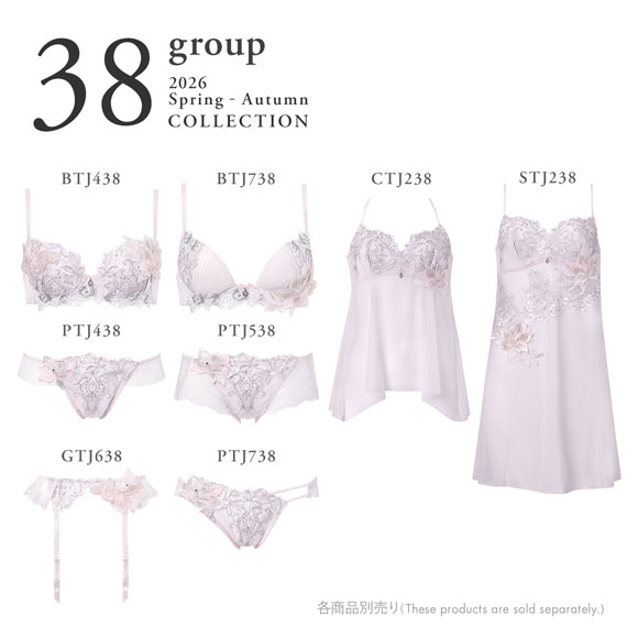 ワコール サルート 38グループ 38G P-UP ブラジャー プッシュアップ BC 谷間 Wacoal Salute BTJ438 26SSブライト