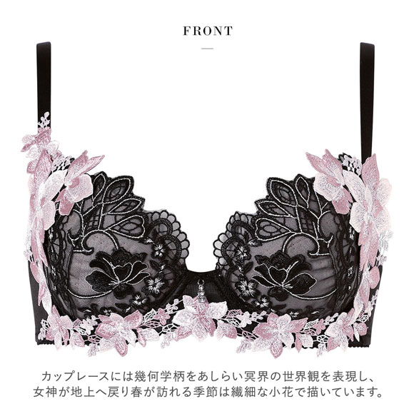 ワコール サルート 48グループ 48G P-UP ブラジャー プッシュアップ BC 谷間 下着 Wacoal Salute BTJ448 26AWブライト