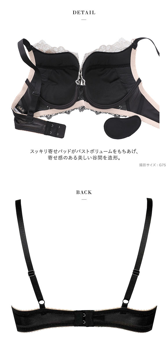 ワコール サルート 70グループ 70G VIVA LINE ブラジャー G ビバライン 谷間 Wacoal Salute BTJ470 24AWブルーム