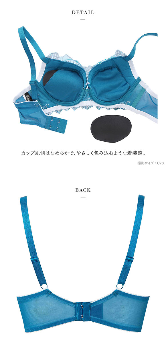 ワコール サルート 17グループ 17G ブラジャー DEF リアルアップブラ 谷間 脇高 Wacoal Salute BTJ717 Real Up Bra 25SSブルーム