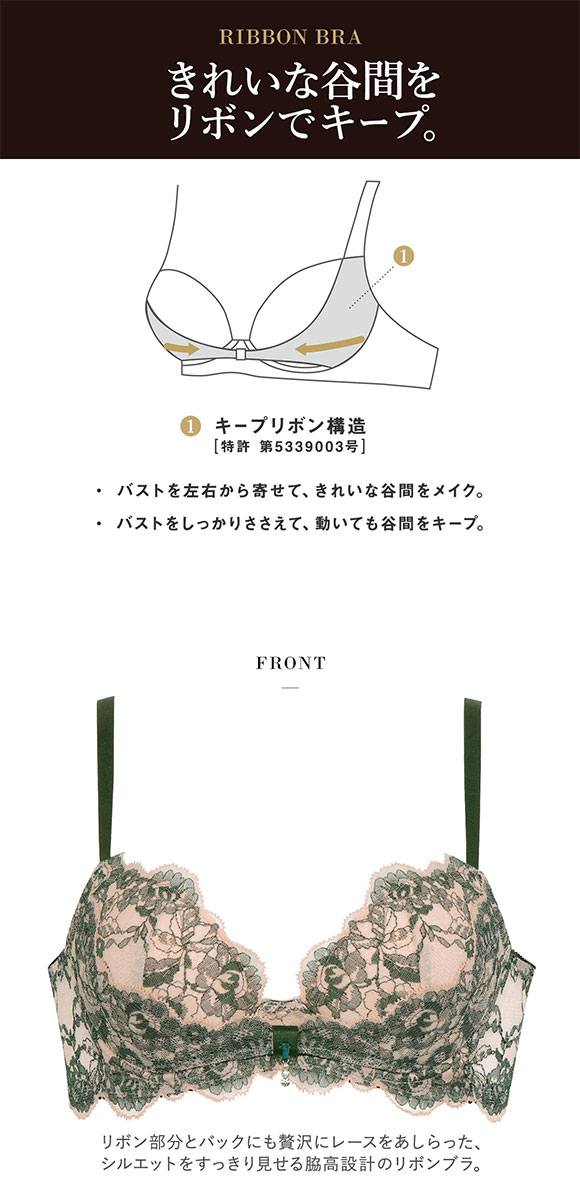 ワコール Wacoal サルート Salute 20G BTJ120 BTJ720 リボンブラ ブラジャー BC 単品 脇高