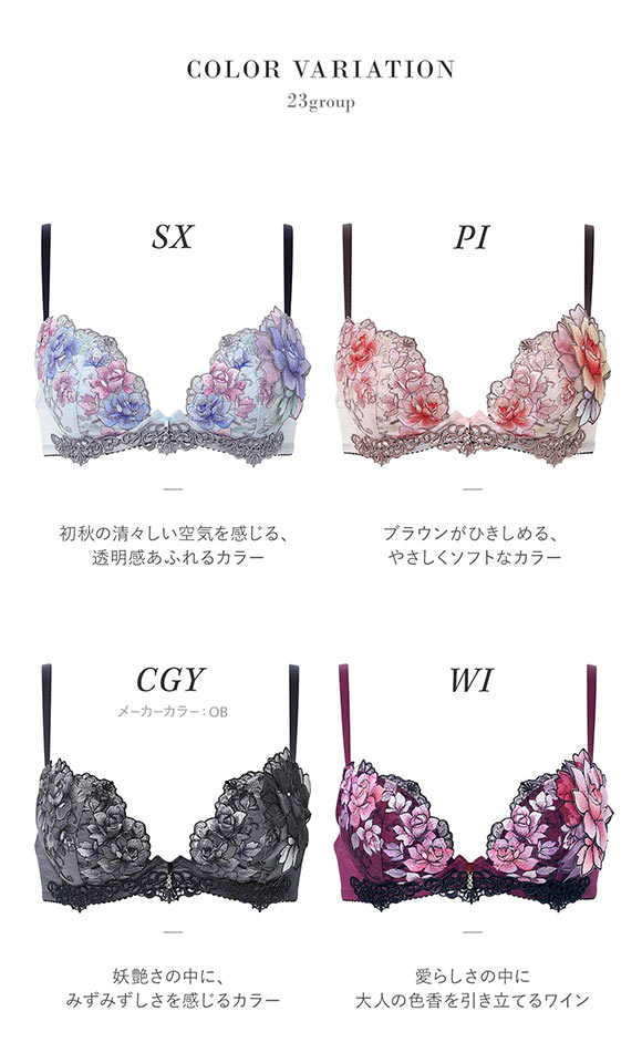 ワコール サルート 23グループ 23G フロントエックスプラス ブラジャー C 谷間 Wacoal Salute BTJ723 FRONT-X＋ 25AWフェア