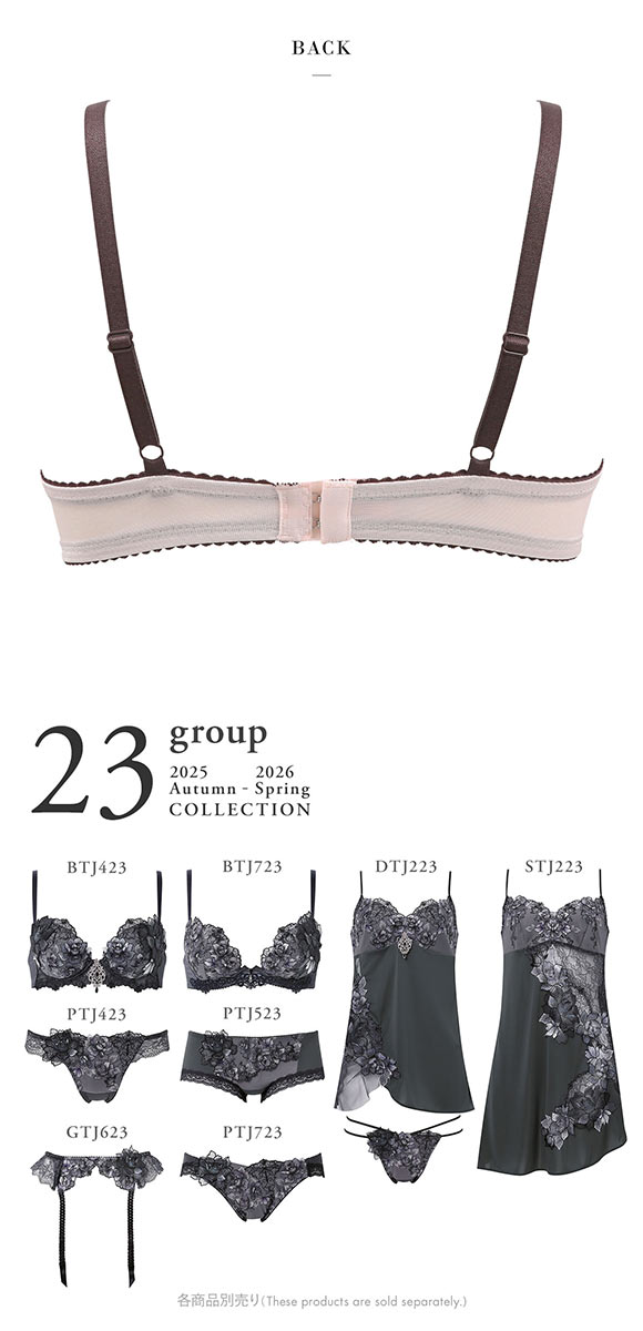 ワコール サルート 23グループ 23G フロントエックスプラス ブラジャー DEF 谷間 Wacoal Salute BTJ723 FRONT-X＋ 25AWフェア