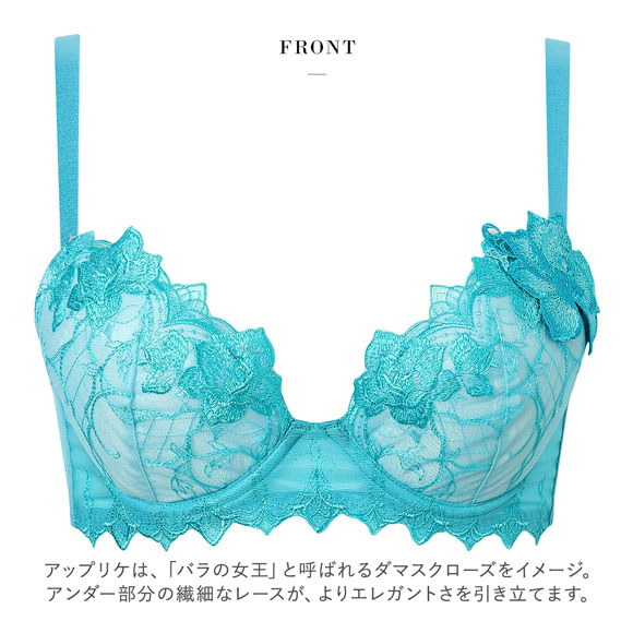 ワコール サルート 37グループ 37G リアルアップブラ ブラジャー G 谷間 脇高 Wacoal Salute BTJ737 Real Up Bra 26SSブルーム