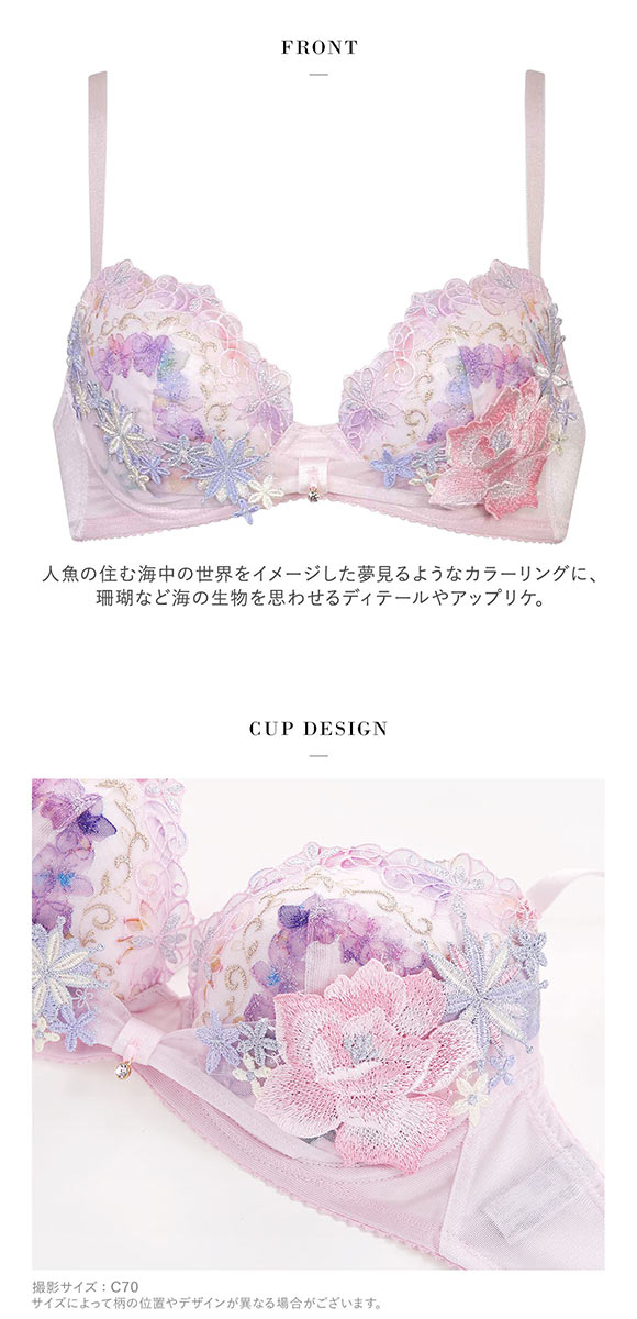 ワコール サルート 50グループ 50G リボンブラ ブラジャー DEF 谷間キープ Wacoal Salute BTJ750 25SS先行コア