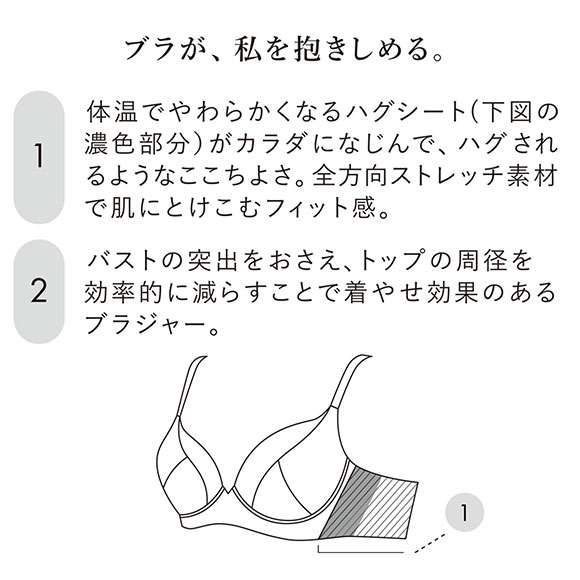 ワコール ハグするブラ コンパクトメイク BXB378 BXB478 フルカップ ブラジャー ABC 大きいサイズ グラマー Wacoal