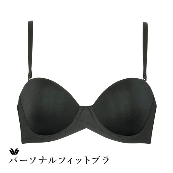 ワコール パーソナルフィットブラ 1/2カップ ブラジャー ジャストフィット サイズ別設計 ストラップレス ABC Wacoal