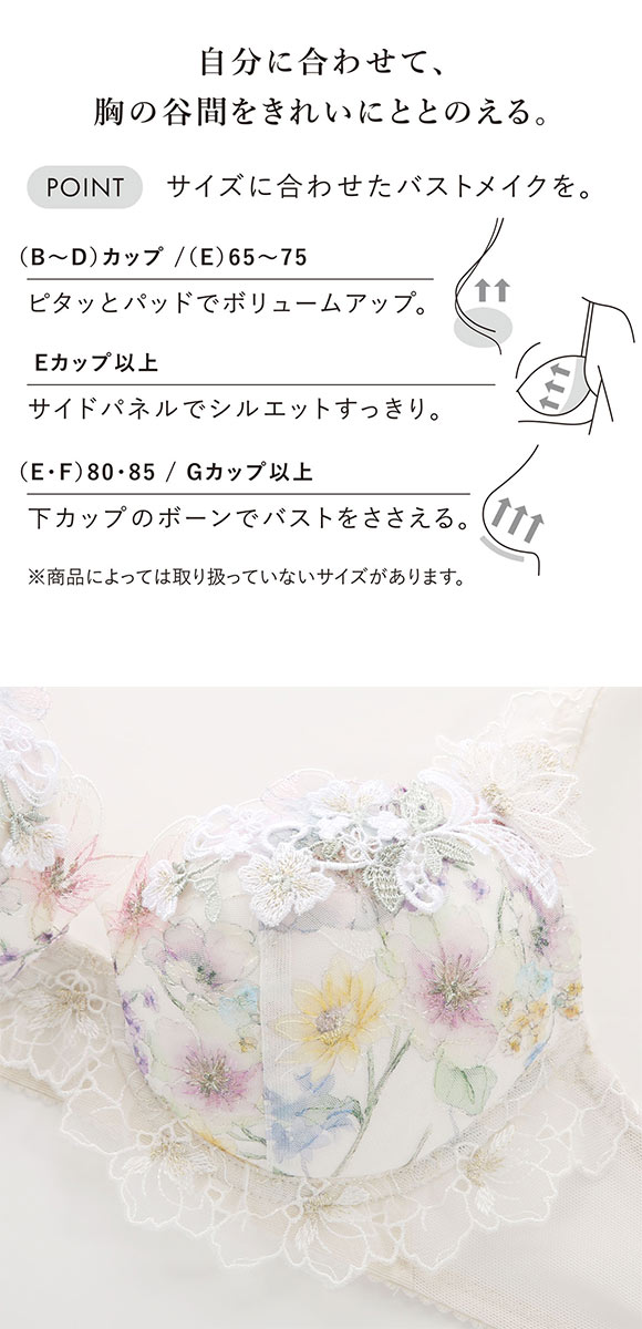 ワコール パーソナルフィットプラスブラ プレミアム 17series BXD417 17G 3/4カップブラジャー BC Wacoal