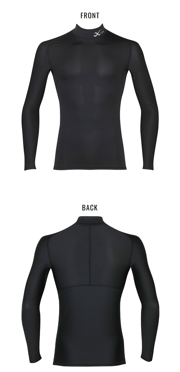 ワコール Wacoal シーダブリューエックス CW-X MENS セカンドボディ 2.0 ハイネック 長袖 機能性トップス
