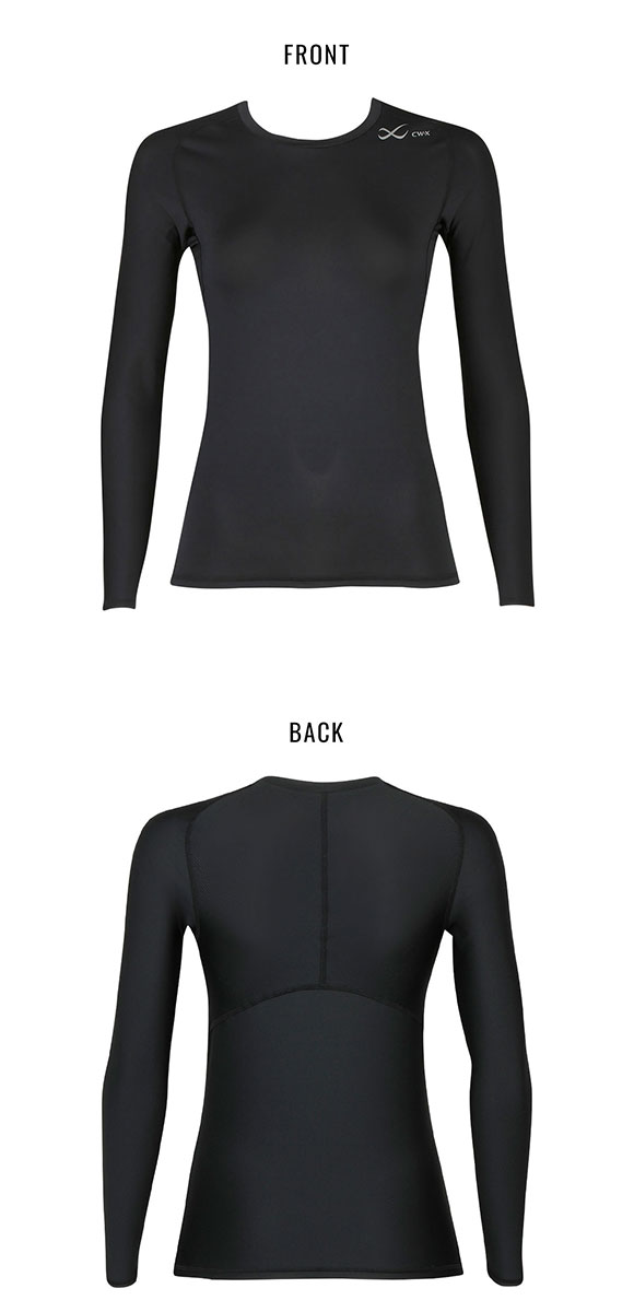 ワコール Wacoal シーダブリューエックス CW-X WOMENS セカンドボディ 2.0 ラウンドネック 丸首 長袖 機能性トップス