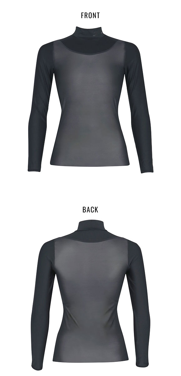 ワコール シーダブリューエックス CW-X WOMENS シアーメッシュトップス ハイネック 長袖 トップス CHY069 Wacoal