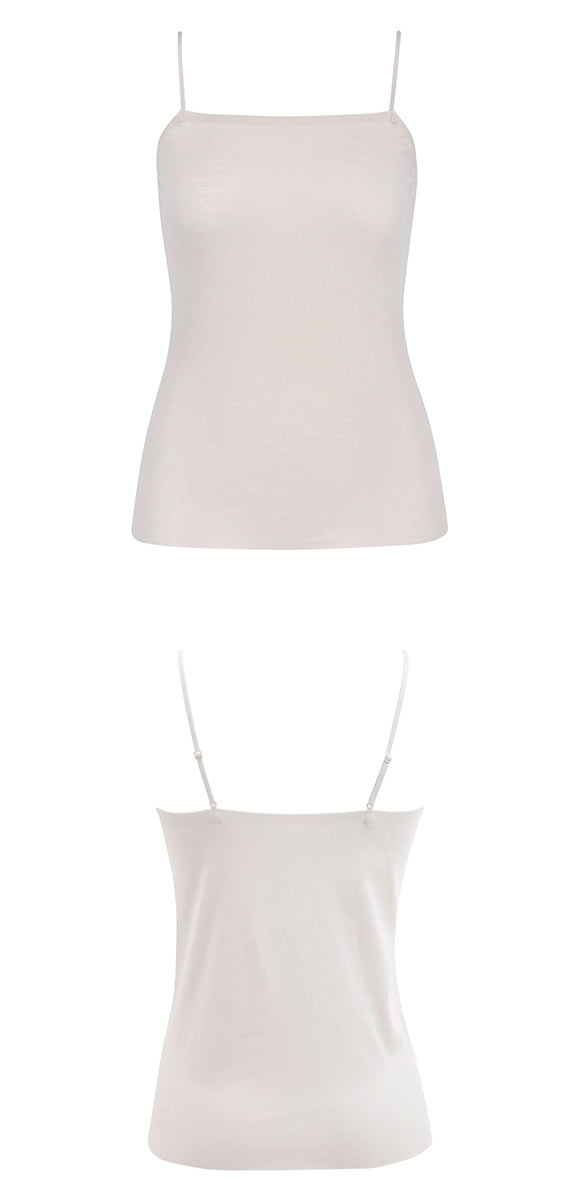 ワコール WACOALコットン フリーカッティングタイプ オーガニックコットン 超長綿 キャミソール ML Wacoalインナー ニットトップ