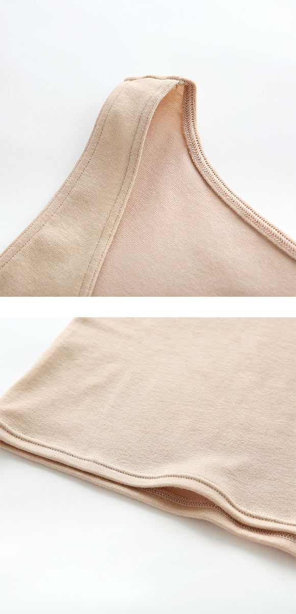 ワコール WACOALコットン ふんわりあったかタイプ Uネック ノースリーブ LL インナー 保温 Wacoal