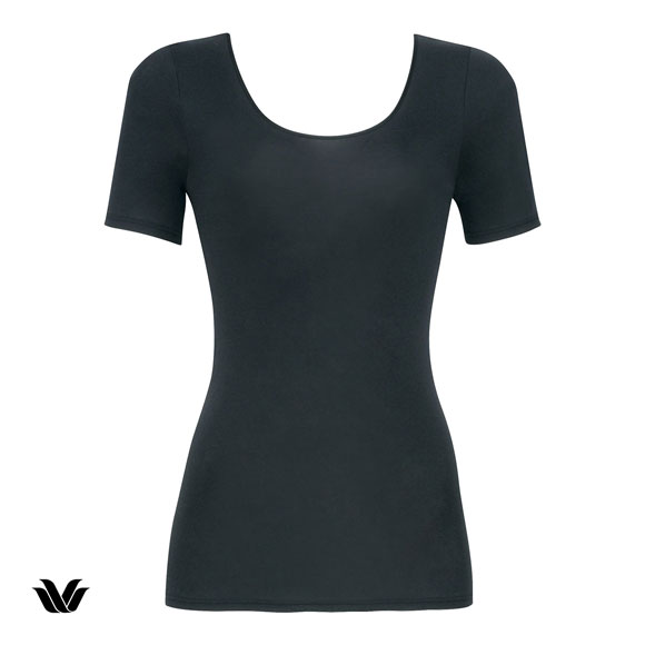 ワコール WACOALコットン オーガニックコットン100％ Uネック 3分袖インナー ニットトップ 半袖 ML Wacoal