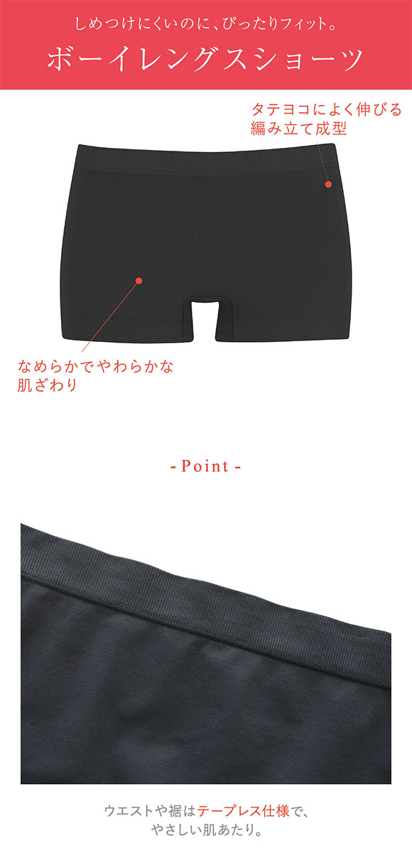 ワコール ウイング ショーツ ボーイレングス しめつけにくいのにぴったりフィット 成型 Wacoal Wing 大きいサイズ