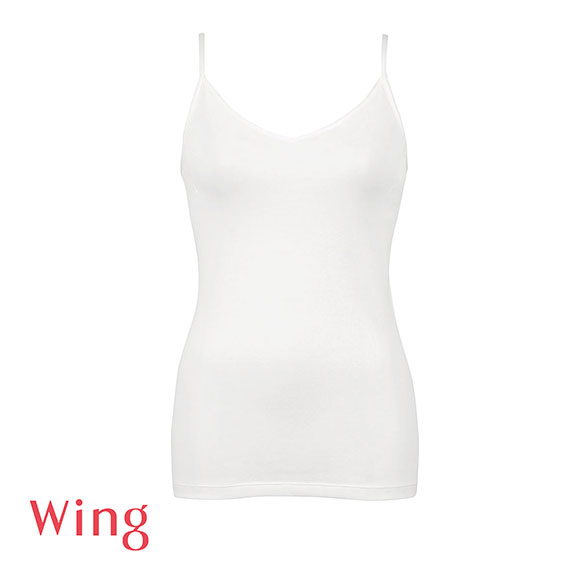 ワコール Wacoal ウイング Wing 綿の贅沢 オーガニック キャミソール M L LL 吸汗速乾 抗菌防臭
