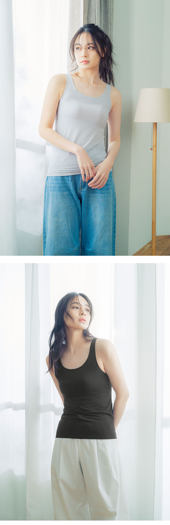 ワコール Wacoal ウイング Wing ラクしてきれい シンクロブラトップ 吸汗速乾タイプ ML2L タンクトップ カップ付きインナー レディース