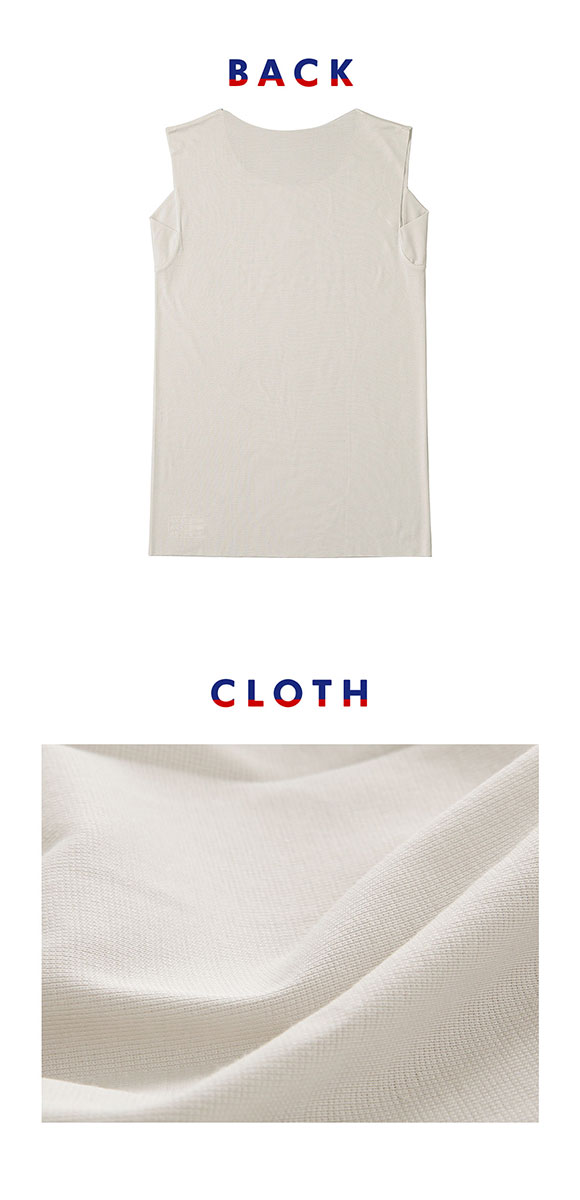 ブロス バイ ワコールメン BROS by WACOAL MEN 多機能を着る 綿混インナーシャツ ML ノースリーブ タンクトップ ひびきにくい