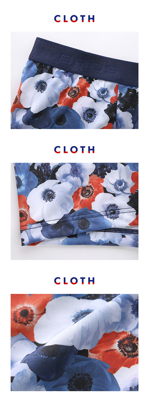 ブロス バイ ワコールメン ハナコトバパンツ 花柄 ボクサーパンツ LL GT3221 メンズ 前閉じ ノーマル丈 BROS by WACOAL MEN