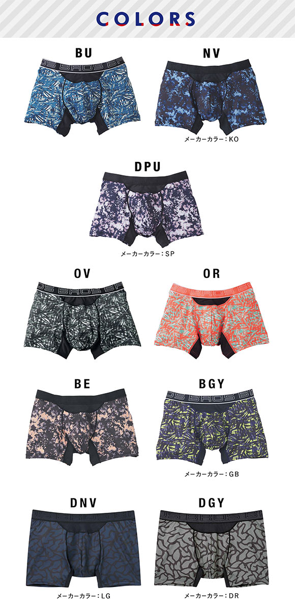 ブロス バイ ワコールメン BROS by WACOAL MEN AIR VENT BOXERS フロント快適グラマラス ボクサーパンツ LL 前閉じ 吸汗速乾