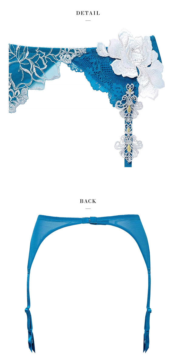 ワコール サルート 17グループ 17G ガーターベルト M ランジェリー Wacoal Salute GTJ617 25SSブルーム