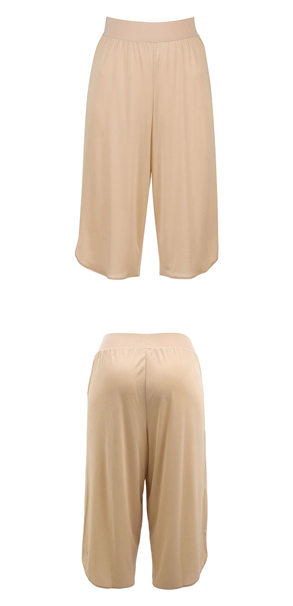 ワコール Wacoal キュロットペチコート 65丈 80丈 ML ウエストにくいこみにくく、ラインすっきり 天然由来素材使用