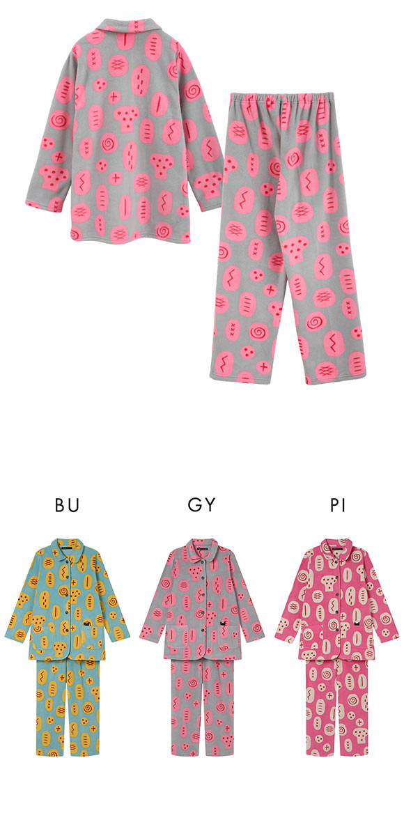 ワコール マタノアツコ フリース 長袖 パジャマ 上下セット ルームウェア あったか パン レディース Wacoal ATSUKO MATANO