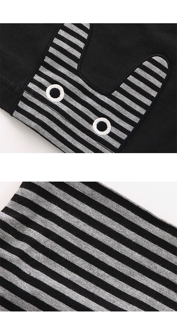 ワコール Wacoal マタノアツコ ATSUKO MATANO 長袖パジャマ上下セット ボーダー うさぎ セットアップ ルームウェア