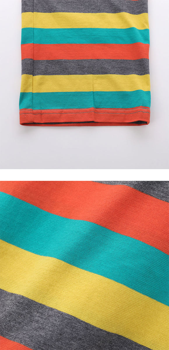 ワコール マタノアツコ ルームウェア 長袖パジャマ 上下セット マルチボーダー ねこ 綿100％ Wacoal ATSUKO MATANO