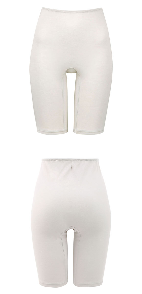 ワコール WACOALコットン オーガニックコットン100％ ニットボトム ひざ上丈 インナー LL Wacoal