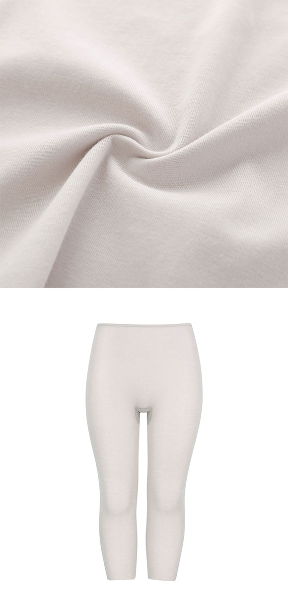 ワコール WACOALコットン フリーカッティングタイプ オーガニックコットン 超長綿 ボトムス スパッツ ひざ下丈 LL Wacoalインナー