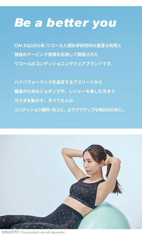 ワコール Wacoal シーダブリューエックス CW-X スポーツブラ ハイサポート Support Type HIGH ABCD ブラジャー 単品