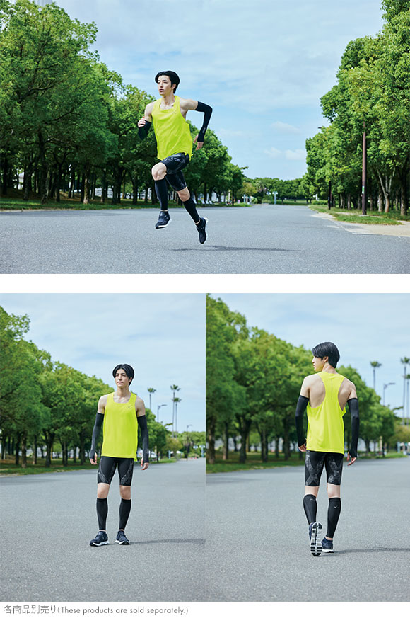 ワコール Wacoal シーダブリューエックス CW-X Mens GENERATOR ジェネレーターモデル2.0 スポーツタイツ ハーフ メンズ HZO695