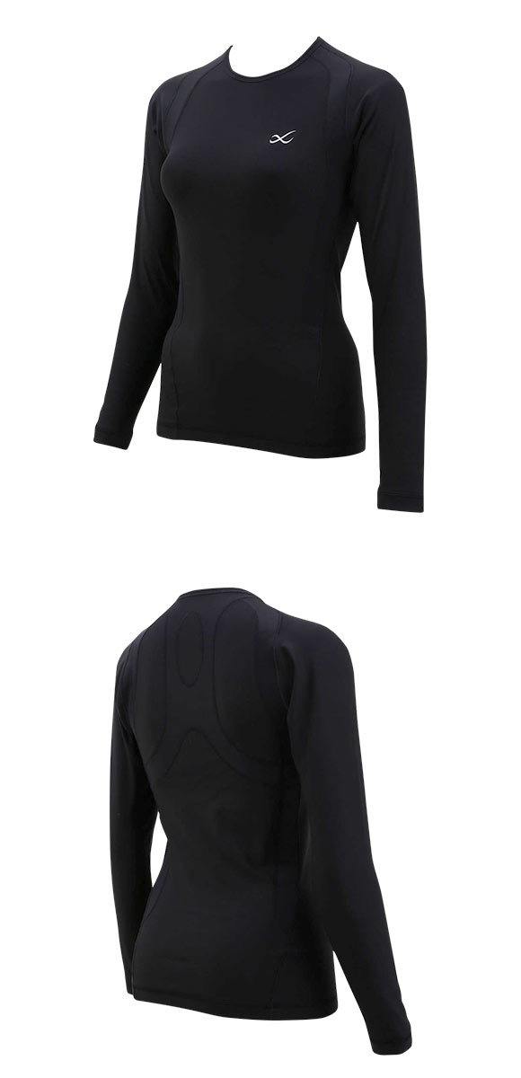 ワコール Wacoal シーダブリューエックス CW-X Womens JYURYU 柔流 ホットタイプ 丸首 長袖 トップス スポーツ JAY299 レディース