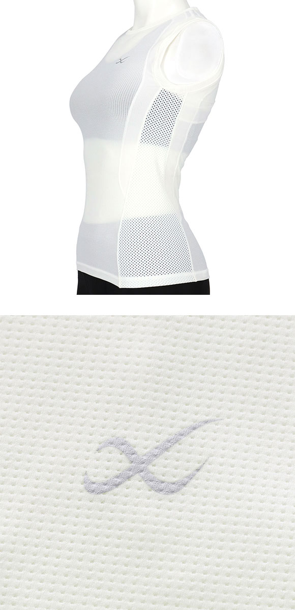 ワコール シーダブリューエックス CW-X WOMENS JYURYU 柔流 ノースリーブ トップス タンクトップ Uネック JAY390 Wacoal