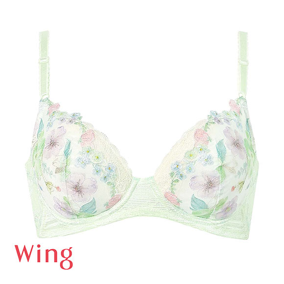 ワコール ウイング KB2722 後ろ姿きれいブラ ブラジャー EF 胸ふっくら 脇すっきり 脇高 25SS Wacoal Wing 大きいサイズ