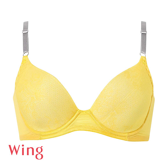 ワコール ウイング 夏のうすかるブラ ブラジャー 3/4カップ EF 夏ブラ 汗のベタつきを軽減 Wacoal Wing