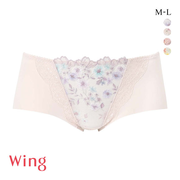ワコール ウイング KB2367 スキマフィットブラ ショーツ ラインレス ひびきにくい ML Wacoal Wing 25SS