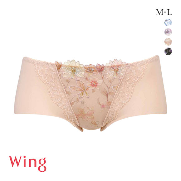 ワコール ウイング KB2366 スキマフィットブラ ショーツ ラインレス ひびきにくい ML Wacoal Wing 24AW