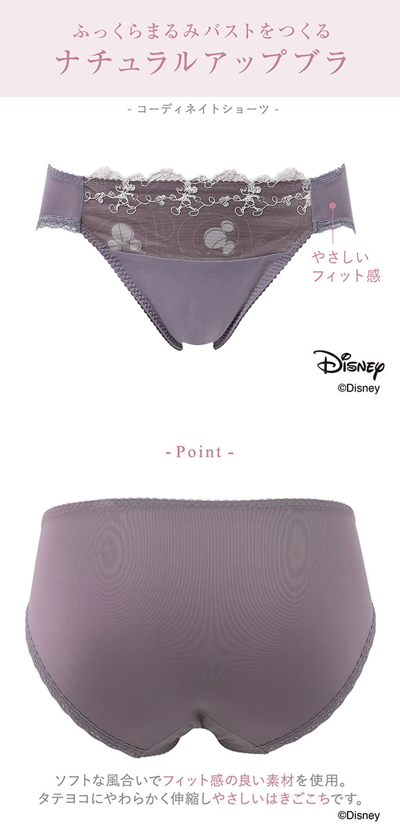 ワコール ウイング ナチュラルアップ Disney ショーツ スタンダード ペア KB2063 ML2L 大きいサイズ Wacoal Wing