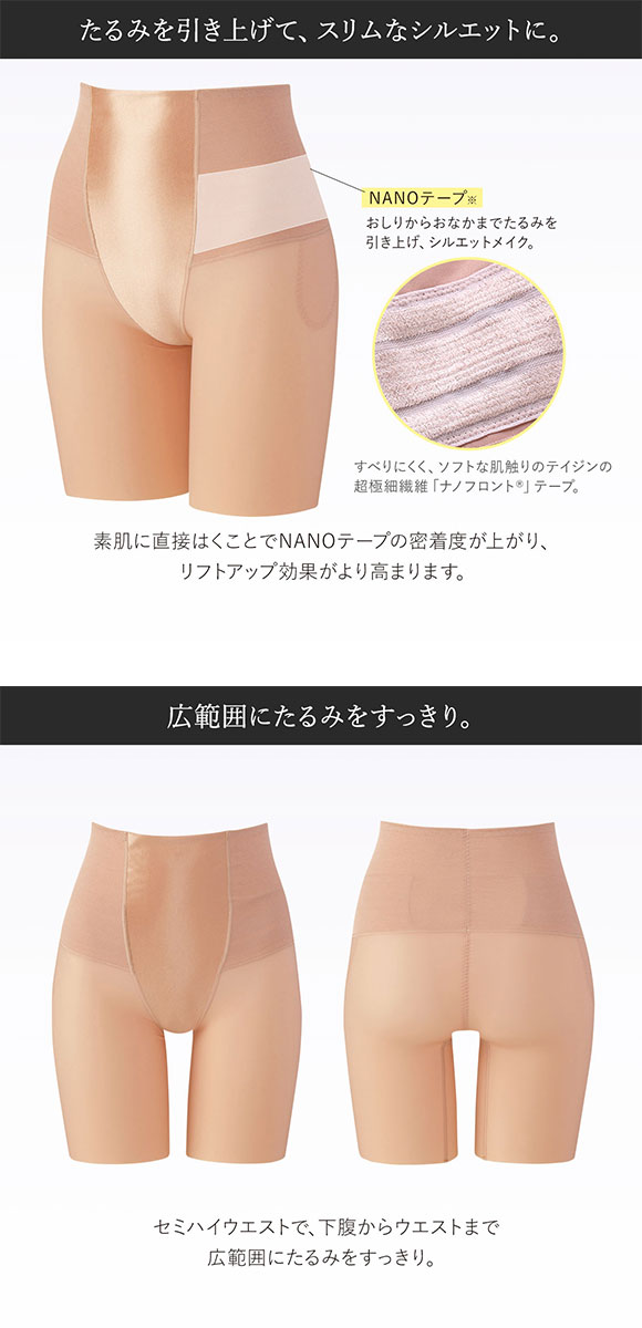 ワコール Wacoal SUHADA 肌リフト 産後ガードル ロング丈 セミハイウエスト マタニティ