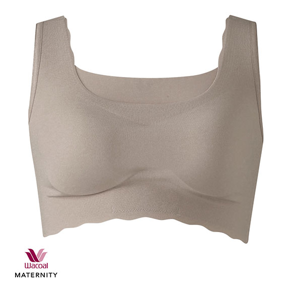 ワコール Wacoal マタニティ MATERNITY ゴコチ GOCOCi ハーフトップ ノンワイヤー ブラジャー シームレス 産前産後用 MMS747 単品