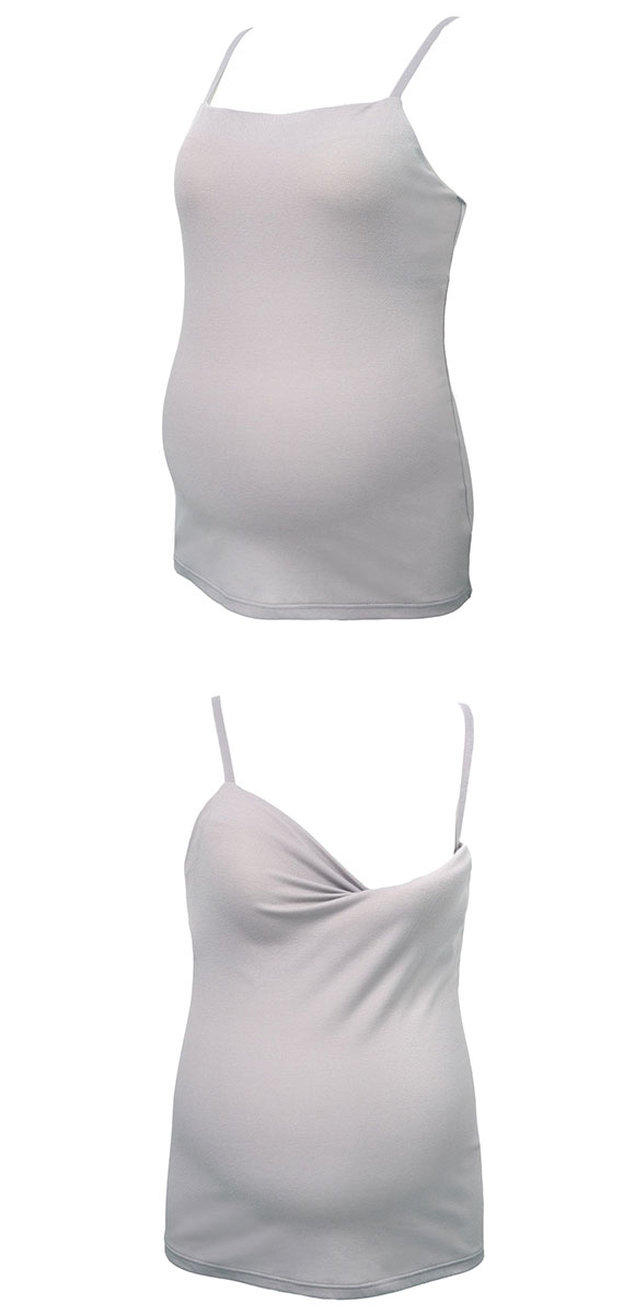 ワコール マタニティ 産前産後用 Airスルーブラトップ for ママ カップ付き キャミソール 授乳 インナー Wacoal MATERNITY