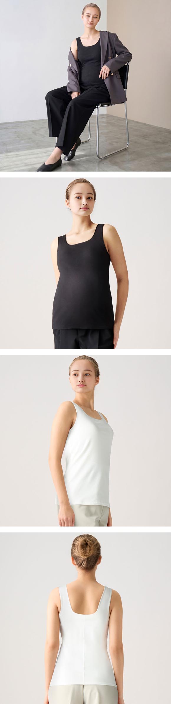 ワコール マタニティ Airスルーブラトップ for ママ 産前産後用 カップ付き キャミソール 授乳 ML MMT157 Wacoal MATERNITY